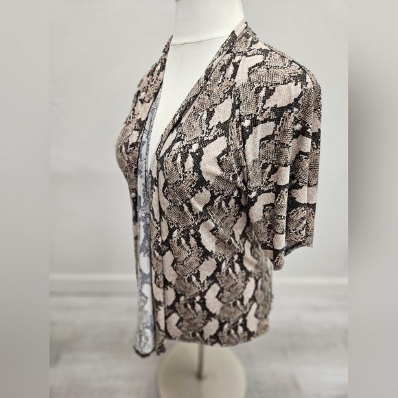 CHICO'S Snakeskin Print Tunic Size 12/14 - Picture 1 of 4